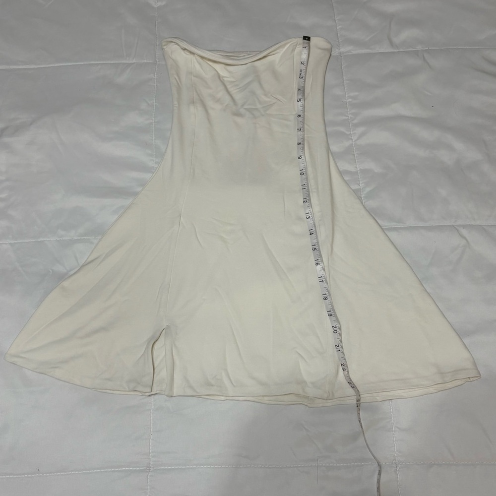 Oh Polly Strapless White Dress - Picture 5 of 8